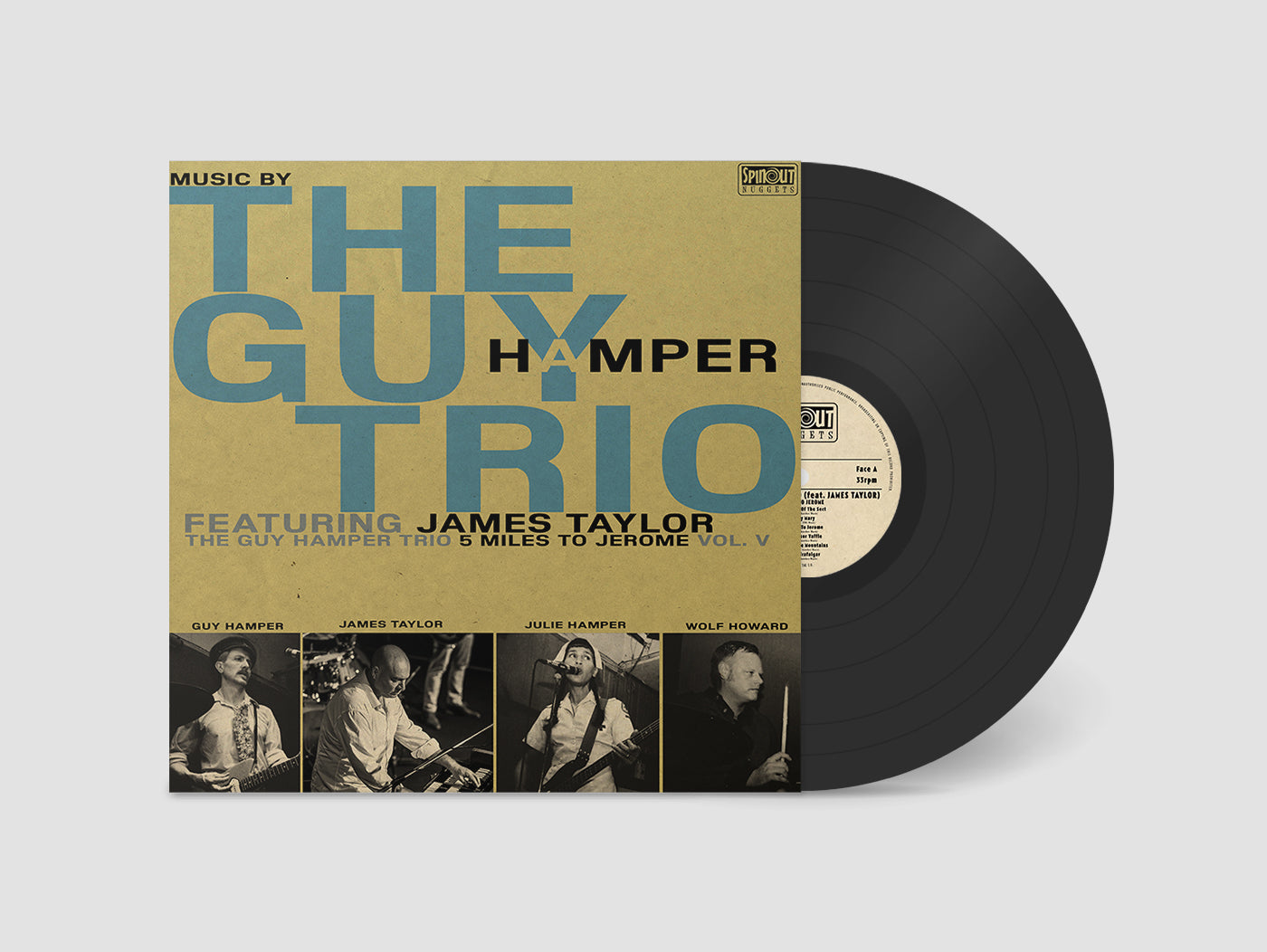 The Guy Hamper Trio (feat. James Taylor) - 5 Miles To Jerome (LP/CD)