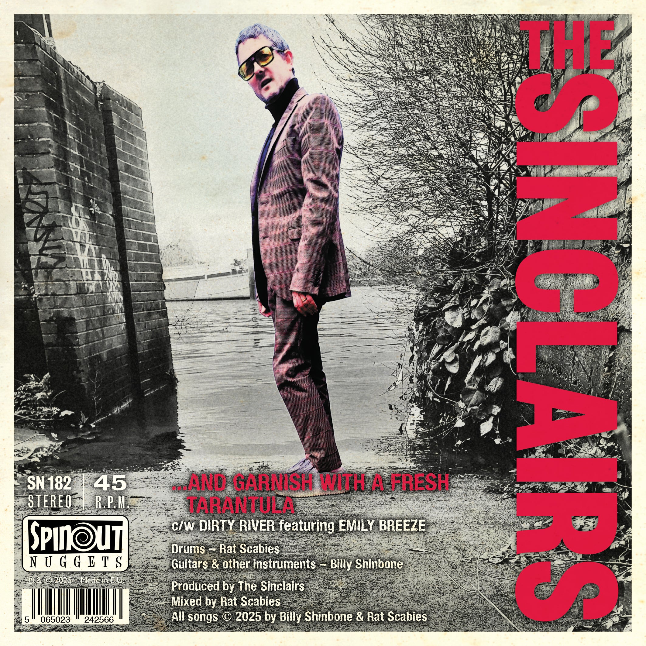 The Sinclairs - Dirty River (feat. Emily Breeze) / ...And Garnish With A Fresh Tarantula (7") (pre-order)
