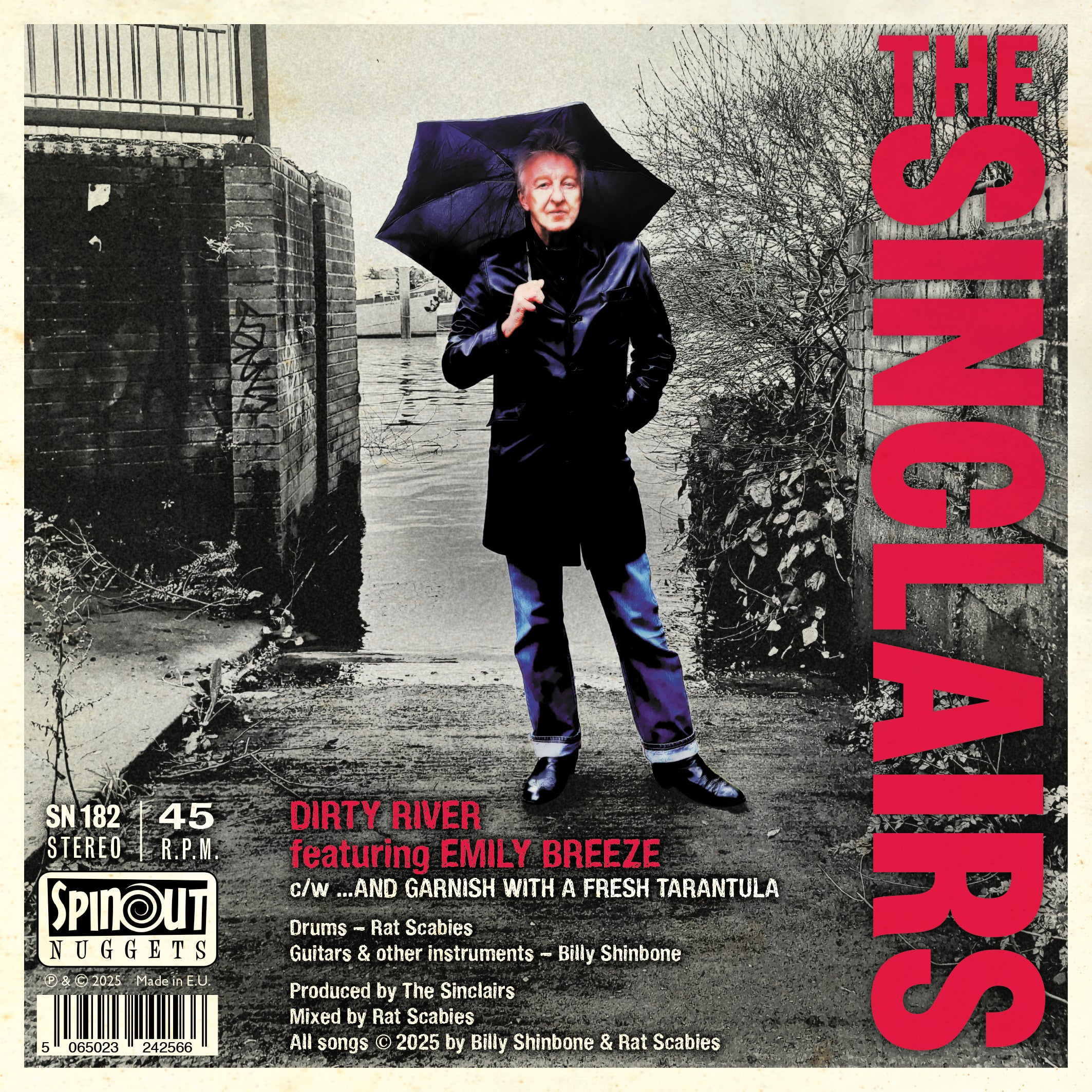 The Sinclairs - Dirty River (feat. Emily Breeze) / ...And Garnish With A Fresh Tarantula (7") (pre-order)